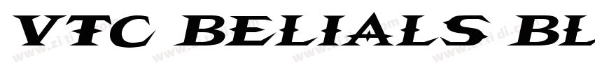 VTC Belials BladeIta字体转换